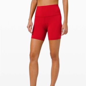 Lululemon Align Shorts 6” Dark Red